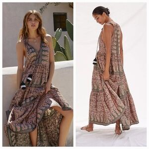 Omika Paola Maxi Dress in Amala Multi size XS NWT